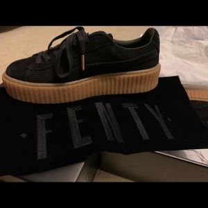 Rihana Fenty platform sneakers